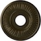 Ekena Millwork Berkshire Ceiling Medallion (Fits Canopies up to 7"), 15 3/4"OD x 3 7/8"ID x 3/4"P, Green Gold CM15BEGGS - alternate 1